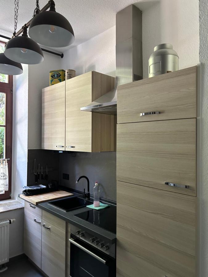 Ruhige Wohnung Im Fabrikstil In Chemnitz Exterior photo
